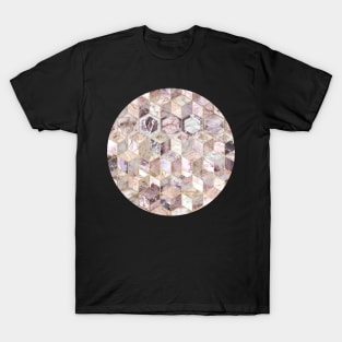 Blush Quartz Honeycomb T-Shirt